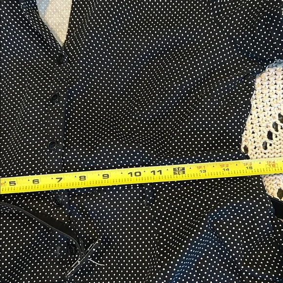 Collectif Small Dot Caterina Swing Dress Sz 12 EUC - Picture 9 of 9